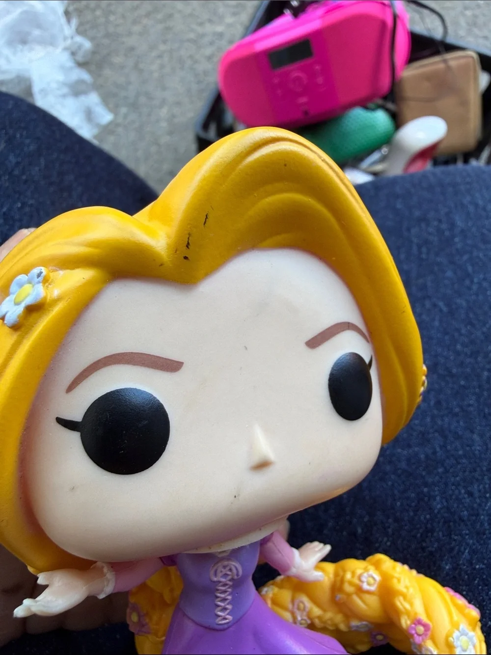 Funko Rapunzel Purple Dress Yellow Hair Pop! Figure 2016